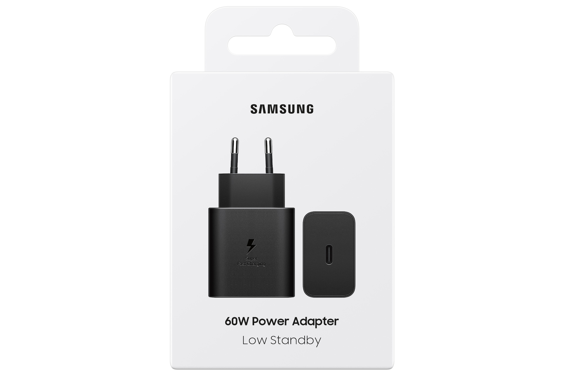 60W Power Adapter (Black) Package Black 