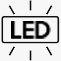 Odkurzacz wyposażony w elektroszczotkę z podświetleniem LED