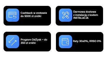 Kupując ten TV w przedsprzedaży w dniach 05 maja – 1 czerwca 2026 r. możesz skorzystać z kilku promocji: