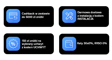 Kupując ten TV w przedsprzedaży w dniach 05 maja – 1 czerwca 2026 r. możesz skorzystać z kilku promocji: