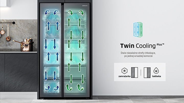 Lodówka HISENSE RS818N4TIE Side by Side No Frost 179cm Inox
