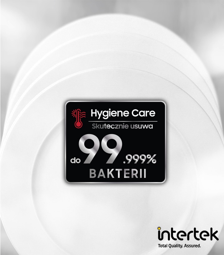 Mașina de spălat vase încorporată Samsung DW60A6090BB/EO este potrivită și pentru sterilizarea vaselor.