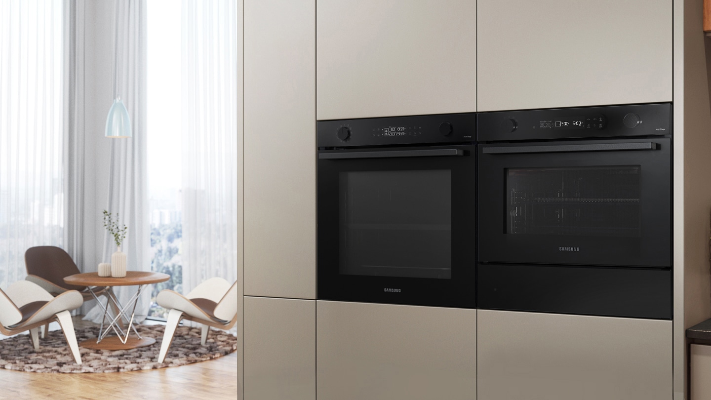 Cuptor cu abur încorporat NV7B4445VAK/U2 cu flux natural și funcție Dual Cook