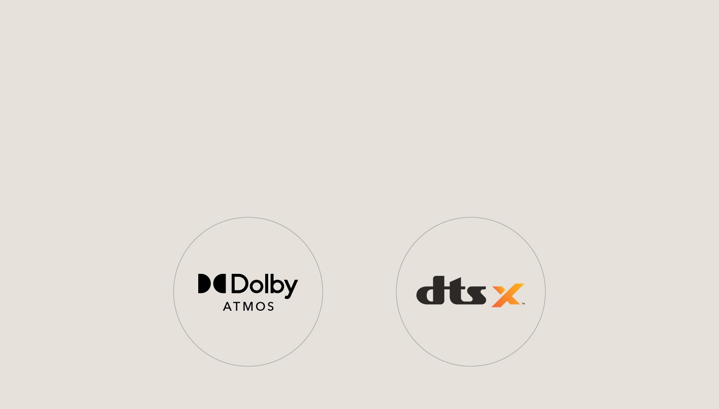 Technologia Dolby Atmos zachwyci użytkownika, który wybierze soundbar do telewizora Samsung HW-Q600B/EN.