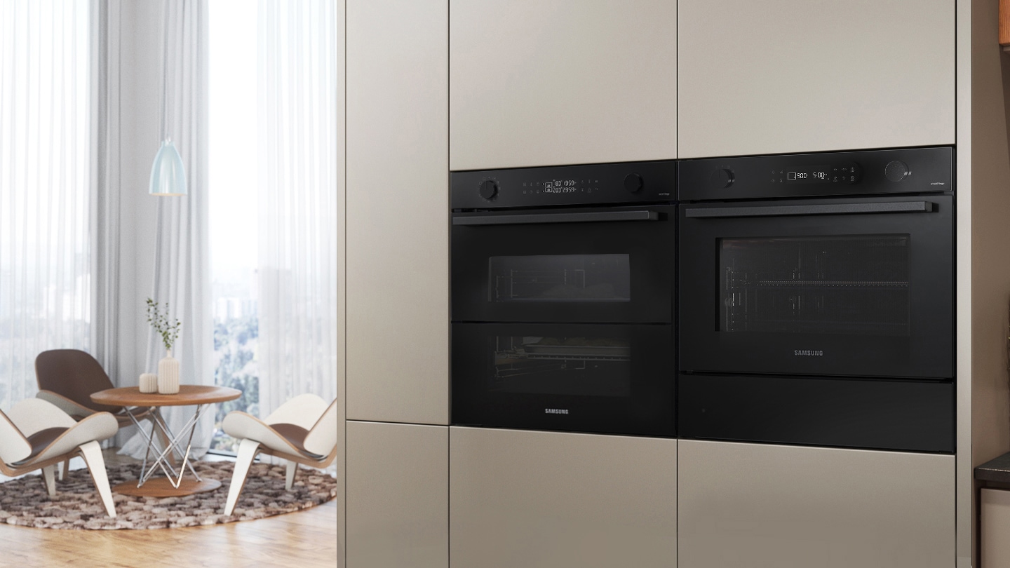 Cuptor cu abur încorporat NV7B4545VAK/U2 cu flux natural și funcție Dual Cook