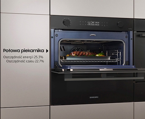 Cuptor NV7B4545VAK/U2 cu ușă despicată Dual Cook Flex