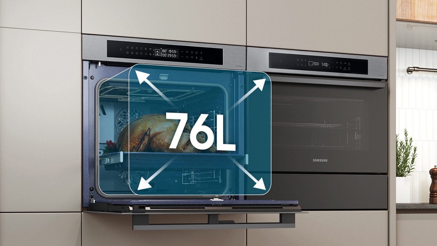 Парова піч NV7B4325ZAS/U2 ємністю 76 Л