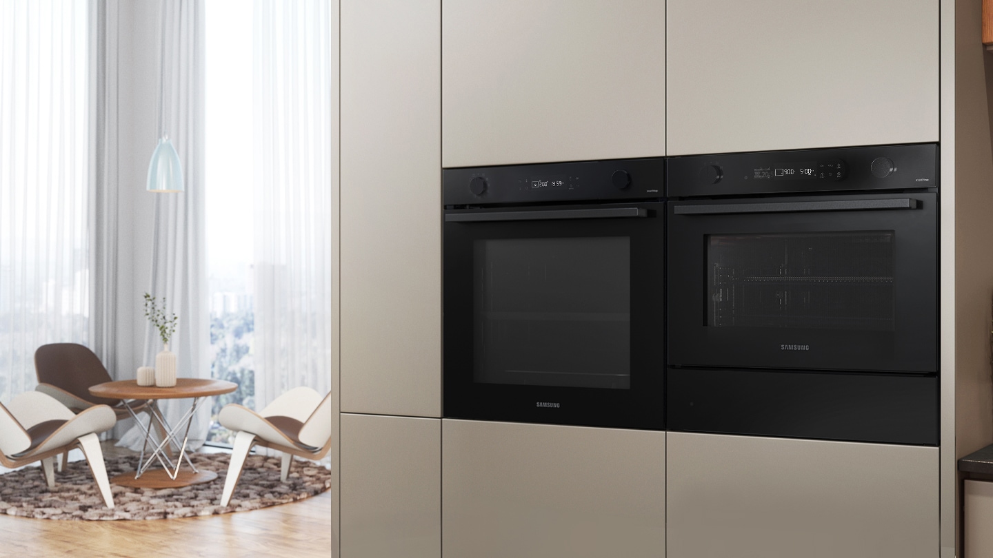 Wbudowany piekarnik parowy NV7B44251AK/U2 z systemem Dual Cook