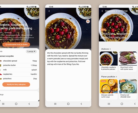 Kuchenka mikrofalowa NQ5B4513GBK z rozwiązaniem SmartThings ułatwiający gotowanie