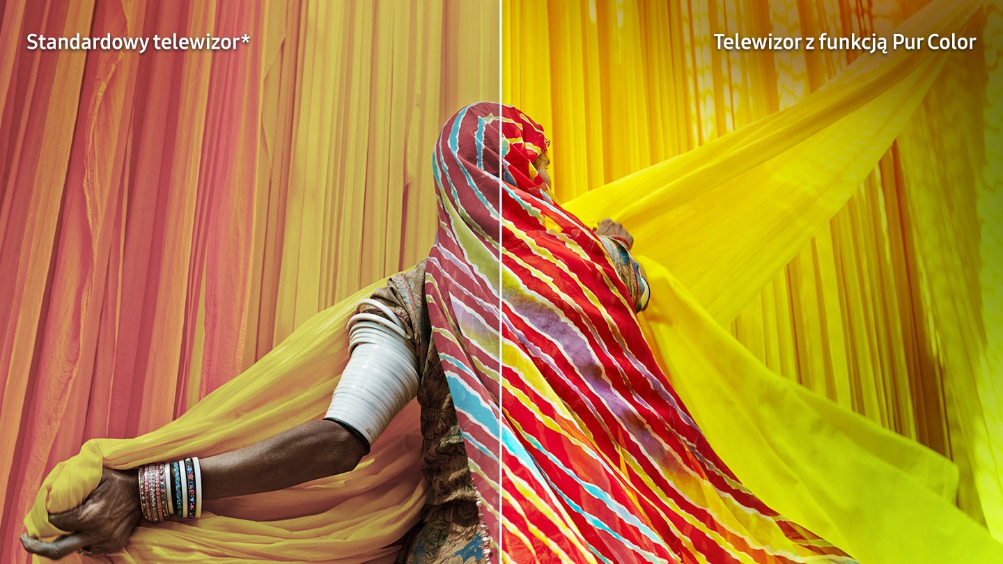 Pur Color to Precyzyjne i żywe kolory w telewizorze Samsung Crystal UHD 4K CU7172 