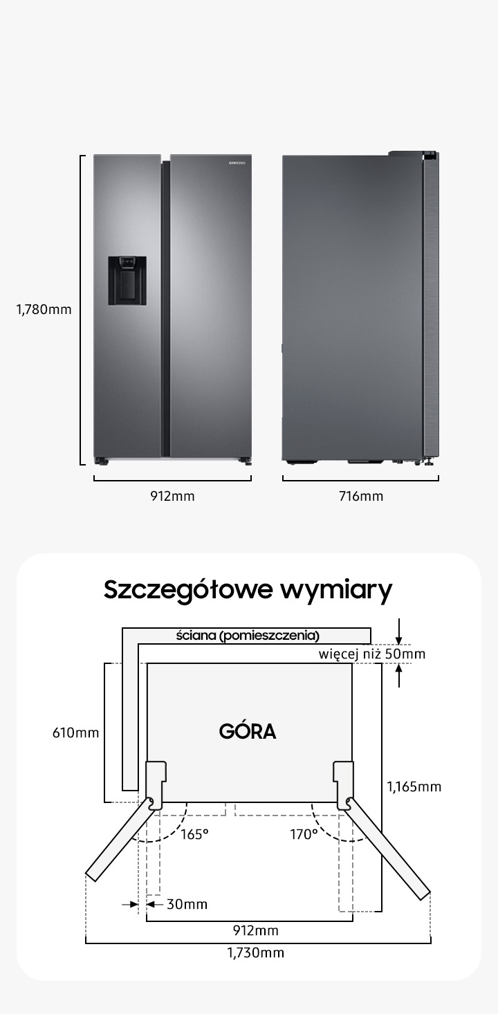user_b6c89b3cページ RS8000 RS68CG853EB1 Side by side Wi-Fi 634 l Black | Samsung