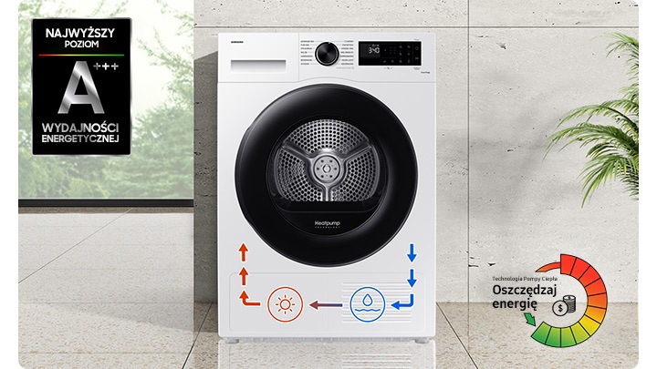 Suszarka OptimalDry DV80CGC2B0AE | Samsung Polska