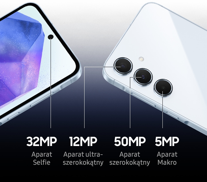 Różowy smartfon Galaxy A55 5G 256 GB | Samsung Polska