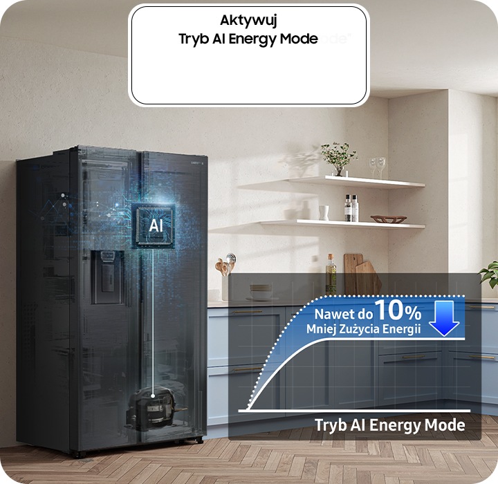 RS65DG5403B1 Side by Side AI SpaceMax™ 1,78 m 635 l Black