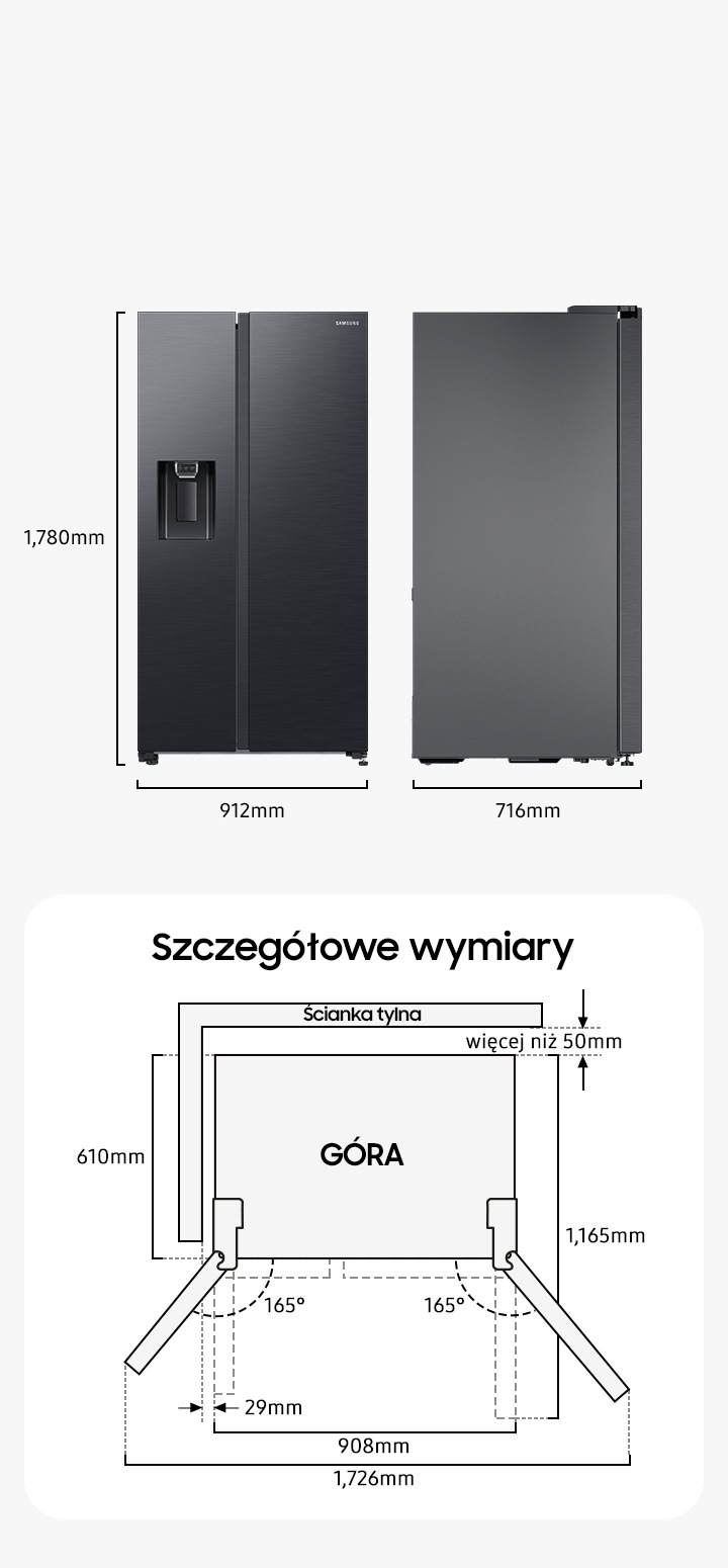 RS64DG53M3B1 Side by Side AI SpaceMax™ 1,78 m 635 l Black