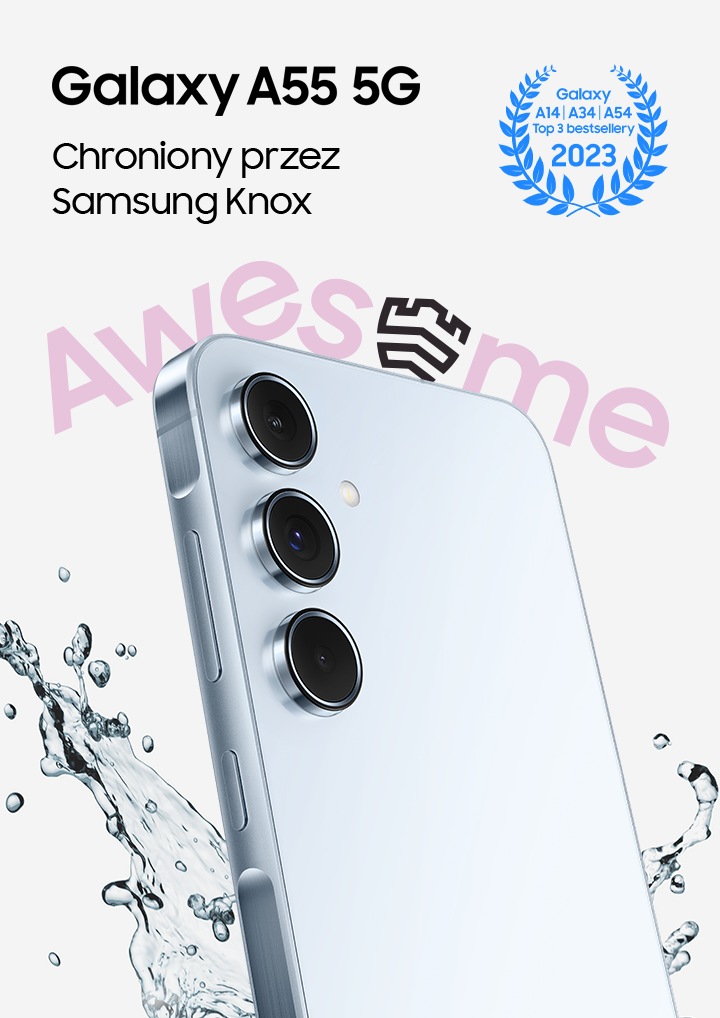 【色:クリームミント_サイズ:Galaxy A55 5G】Galaxy A55 Różowy smartfon Galaxy A55 5G 256 GB | Samsung Polska