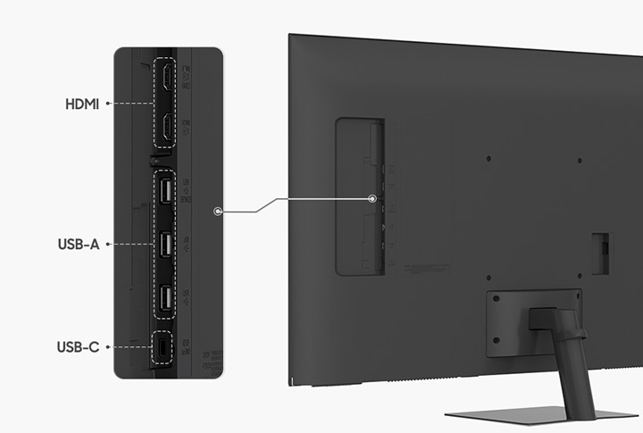USB-C給電4K43インチS43AM70スタンドなしSamsung M7 Monitor Samsung 43 M7 Smart (LS43DM702UUXDU) - Opinie i ceny
