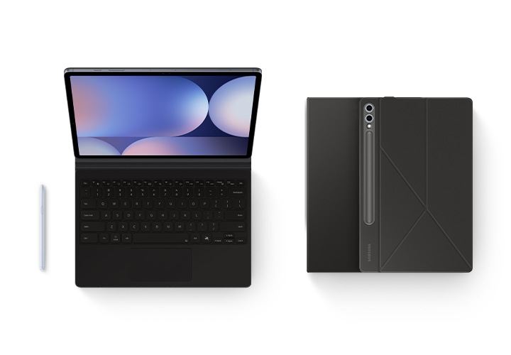 2024新発 Business | Etui Book Cover Keyboard do Galaxy Tab S10+ | S9+ Androidタブレットアクセサリー