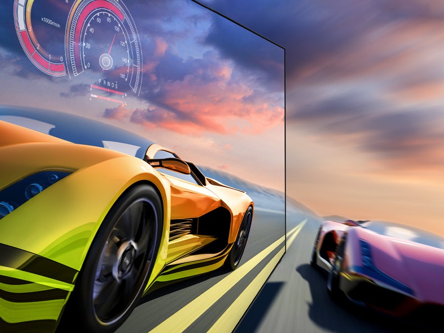 Розріджувач руху 144 Гц це функція Samsung OLED 4K S94d Smart TV.
