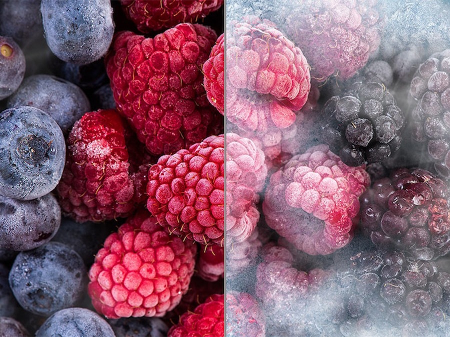 Без образования инея для более длительной свежести продуктов.