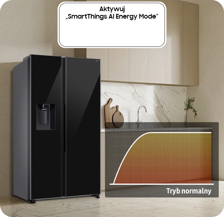 Lodówka Side by Side AI No Frost RS70F64KEBEO | Samsung Polska