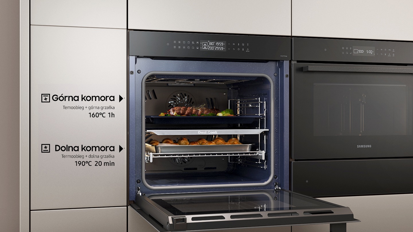  NV7B42251AK/U2 sütő osztott ajtóval Dual Cook technológiával
