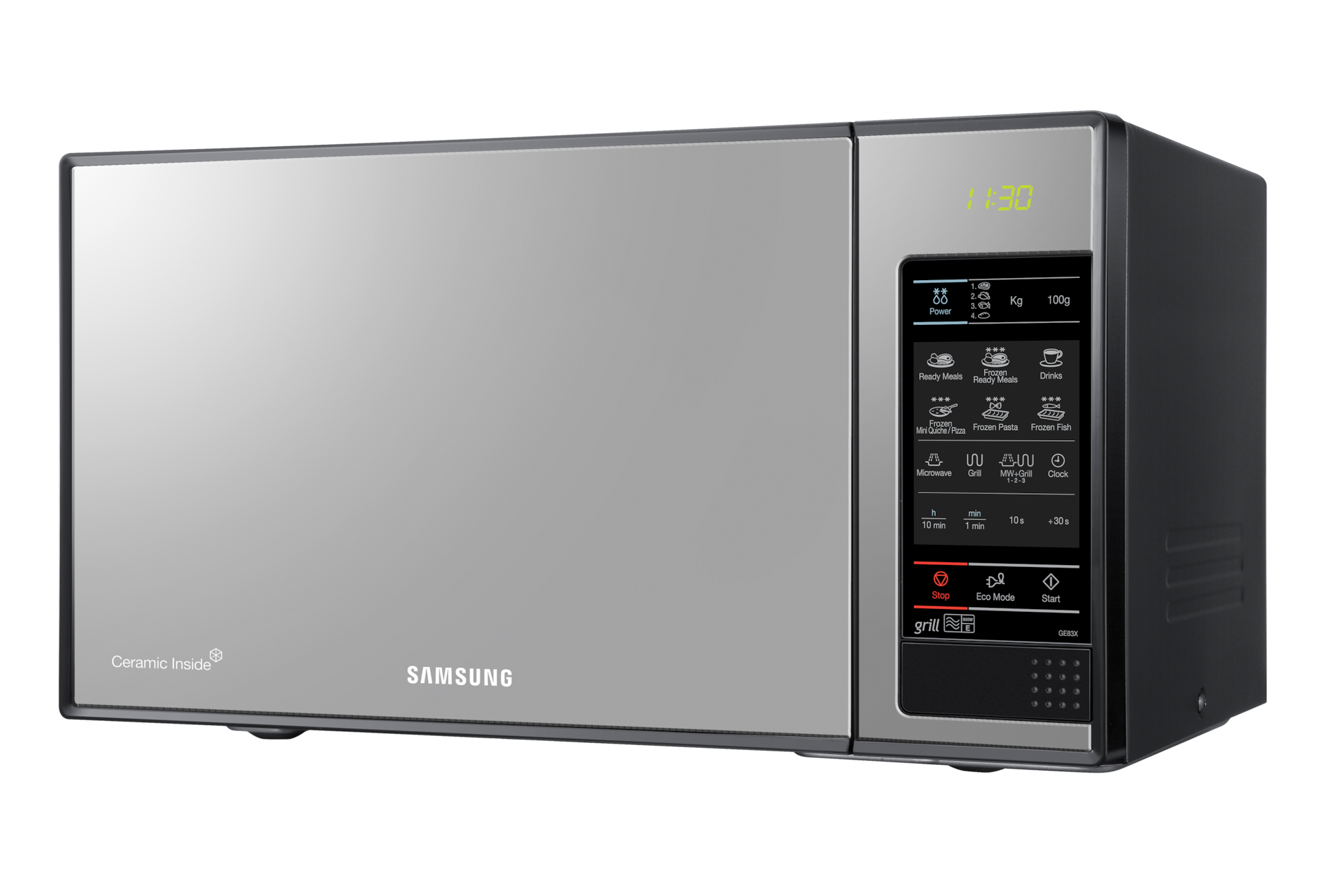 Mikrofalówka wolnostojąca 800W z grillem GE83X-P/EO Czarne szkło