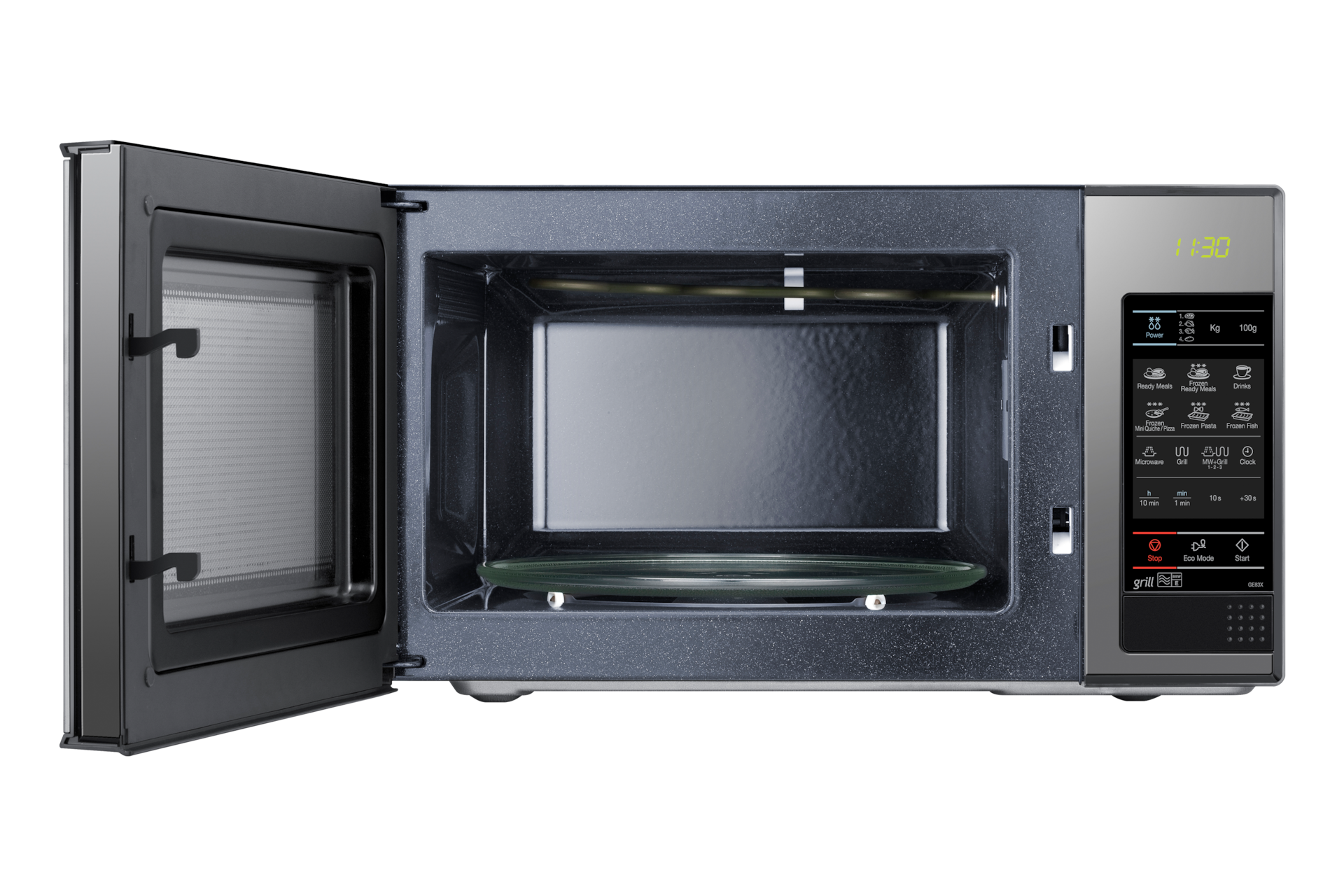 Mikrofalówka wolnostojąca 800W z grillem GE83X-P/EO Czarne szkło