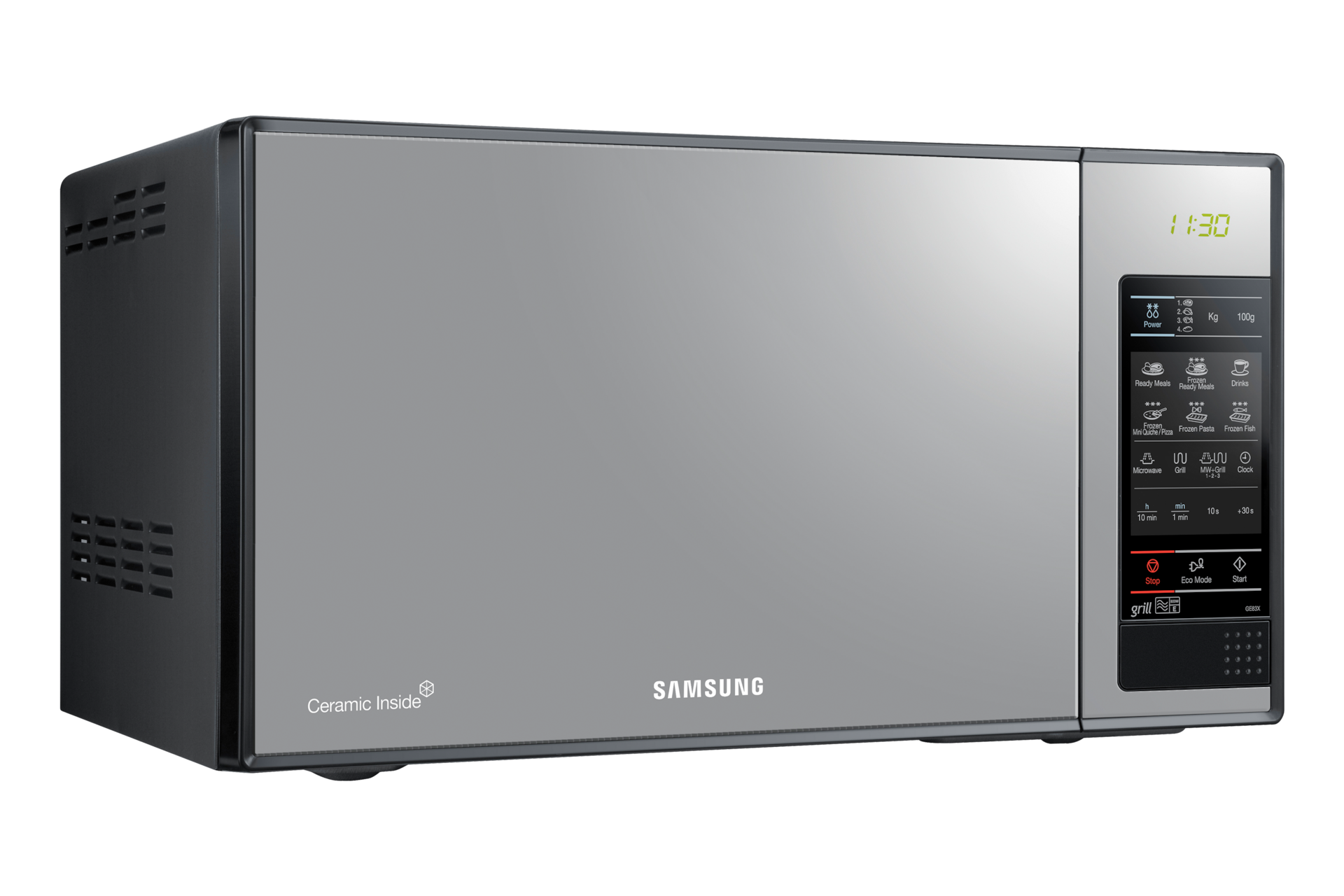 Mikrofalówka wolnostojąca 800W z grillem GE83X-P/EO Czarne szkło