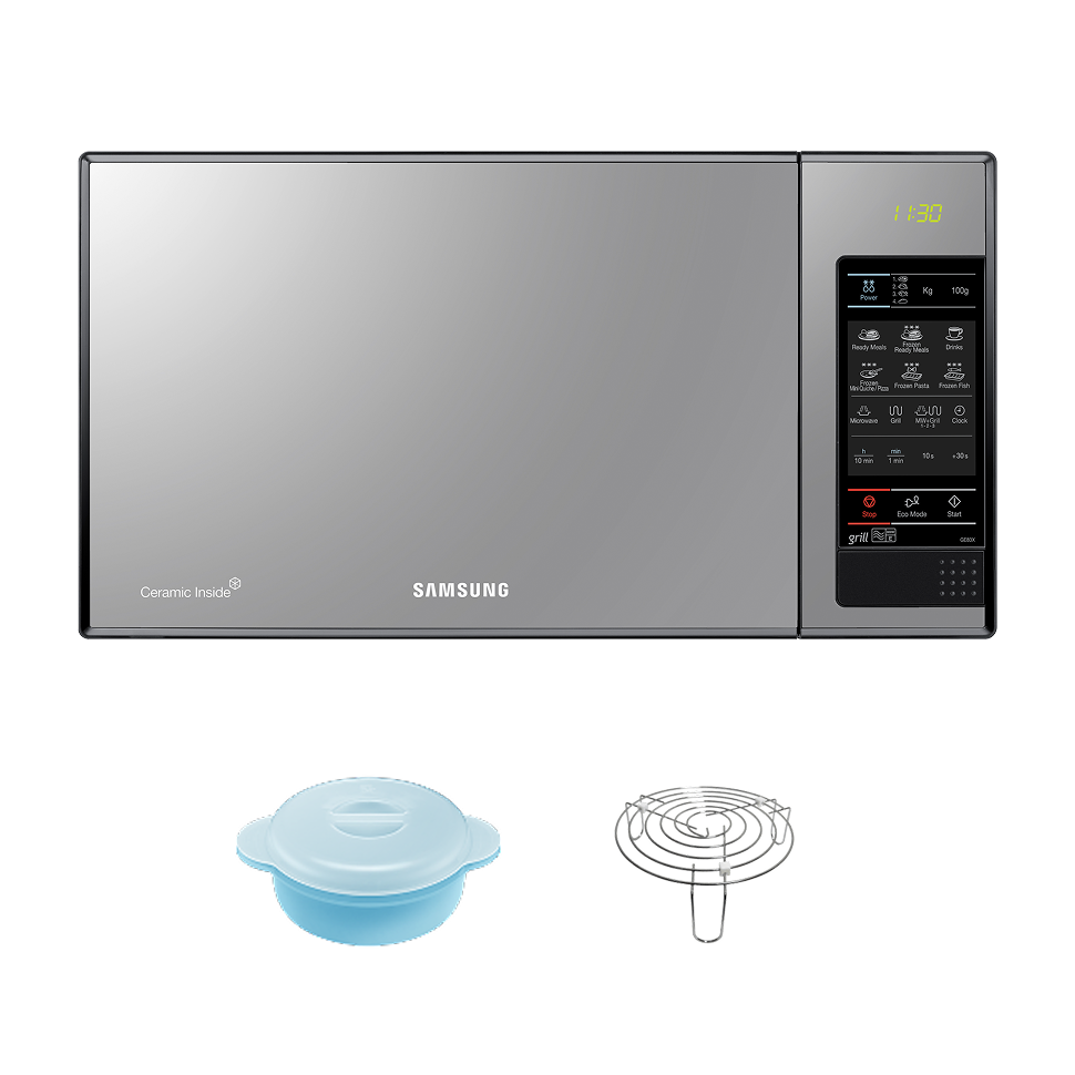 Mikrofalówka wolnostojąca 800W z grillem GE83X-P/EO Light Gray