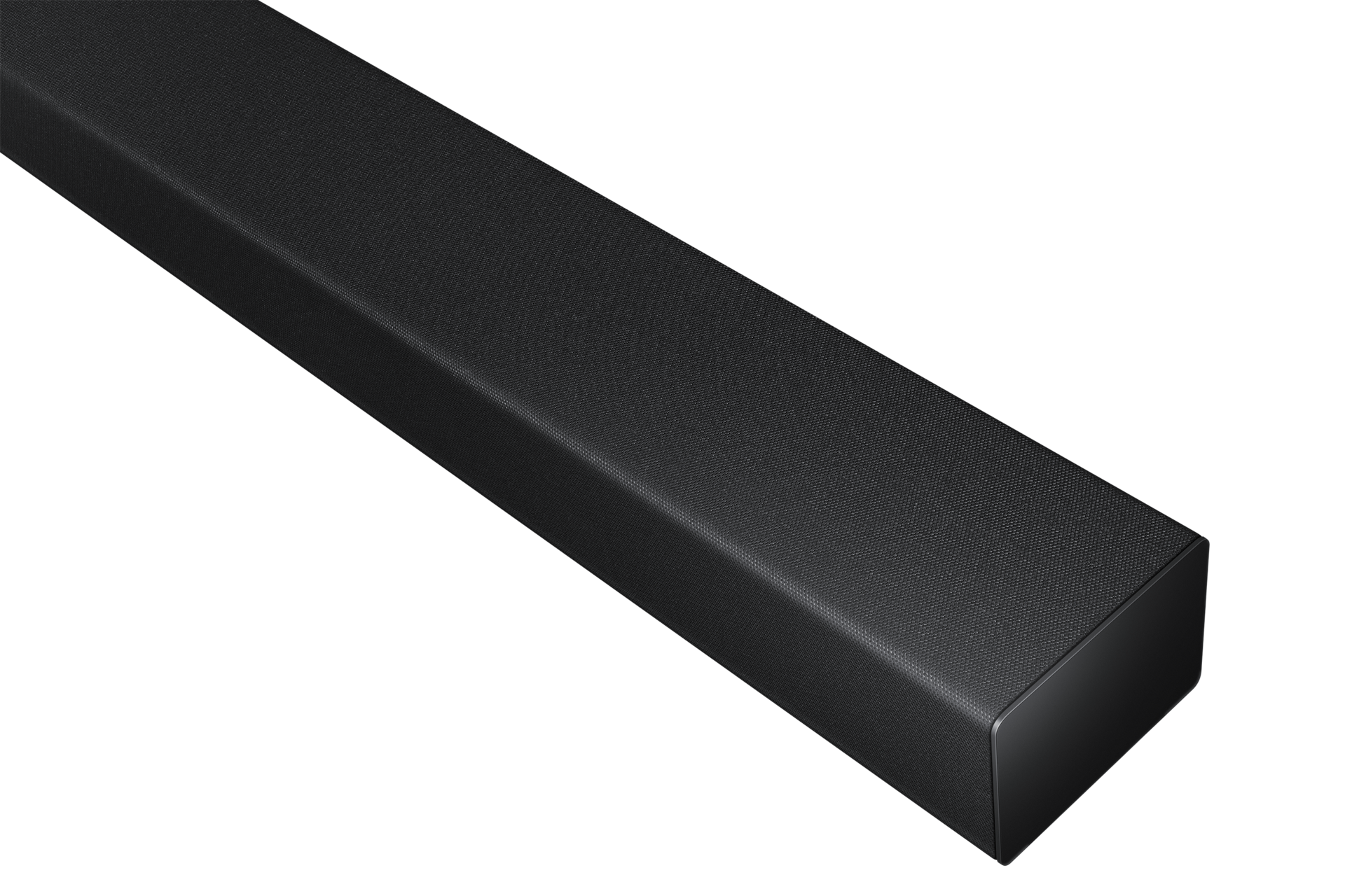 Zdjęcie ze zbliżeniem na róg HW-A450 2.1ch Soundbara.