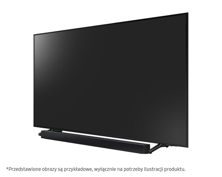 Rzut z boku na telewizor z Soundbarem HW-B450 (2022) HW-B450/EN