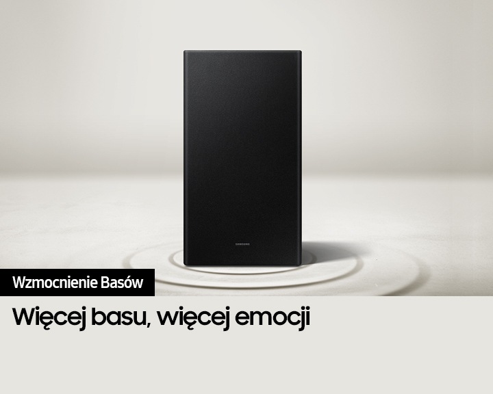 Odkryj więcej basów z soundbarem Samsung HW-B450