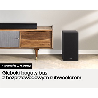 Subwoofer w zestawie soundbara HW-B450 Samsung