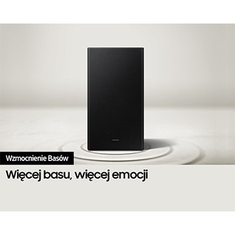Odkryj więcej basów z soundbarem Samsung HW-B450