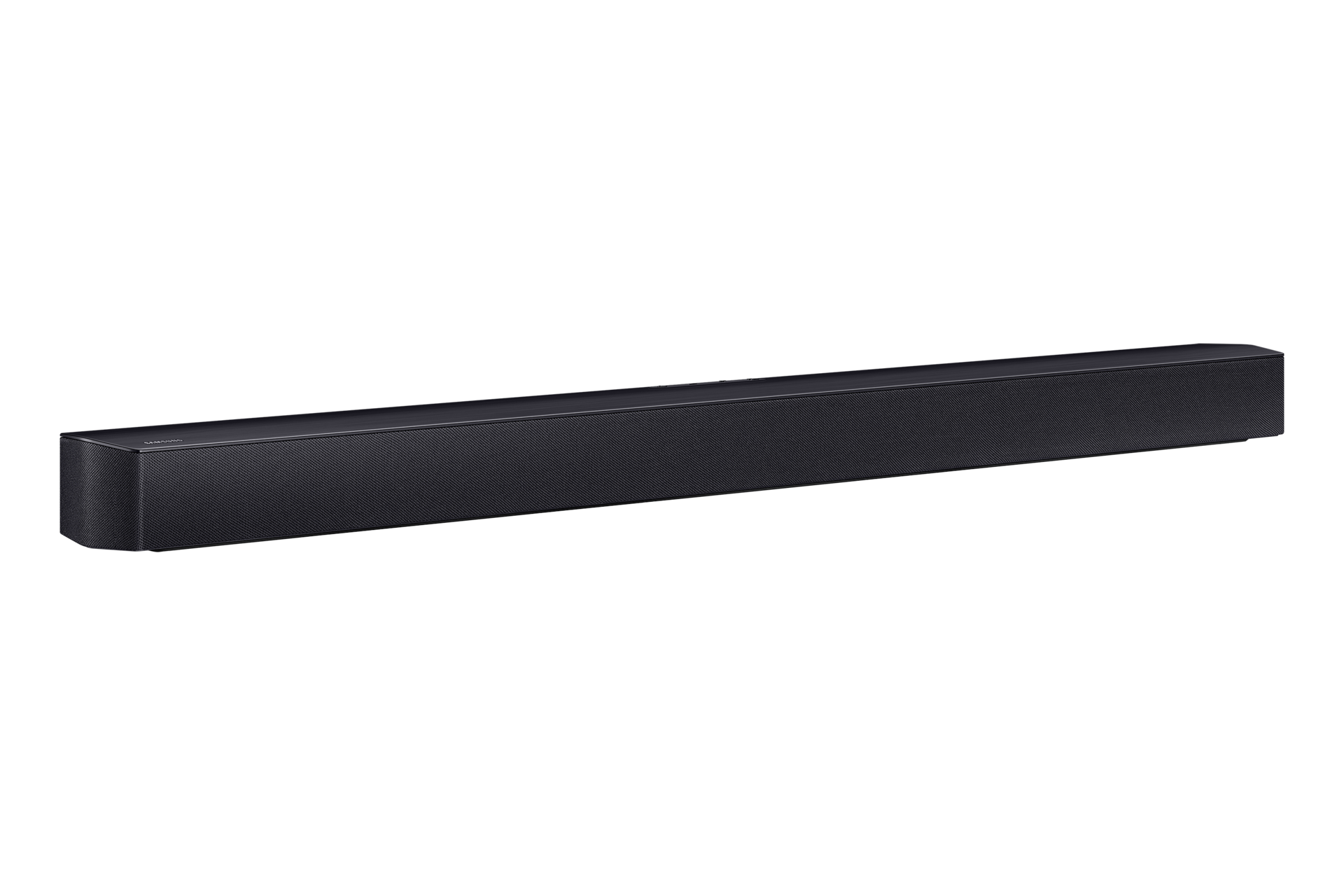 Soundbar B-seria HW-B450F 2.1. w kolorze czarnym, widok na skos od lewej strony