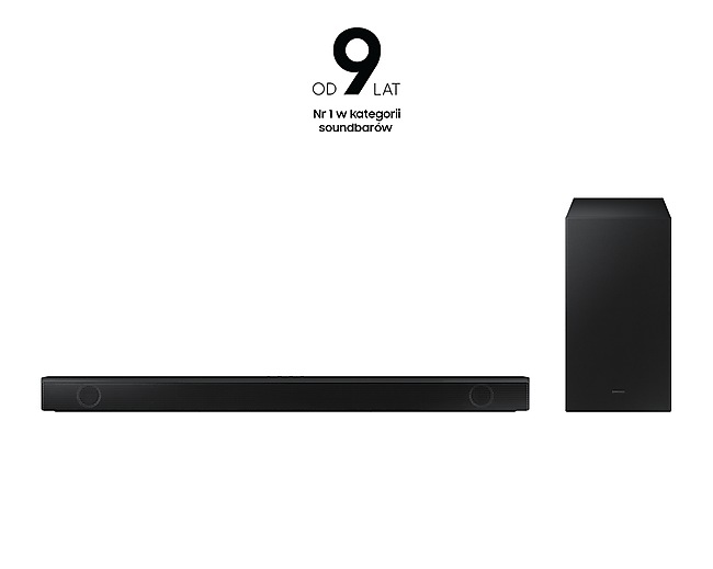 Nowy Samsung Soundbar B-seria HW-B550 - belka widok z przodu
