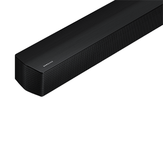 Zbliżenie na krawędź soundbara B-seria HW-B650D 3.1 Samsung.