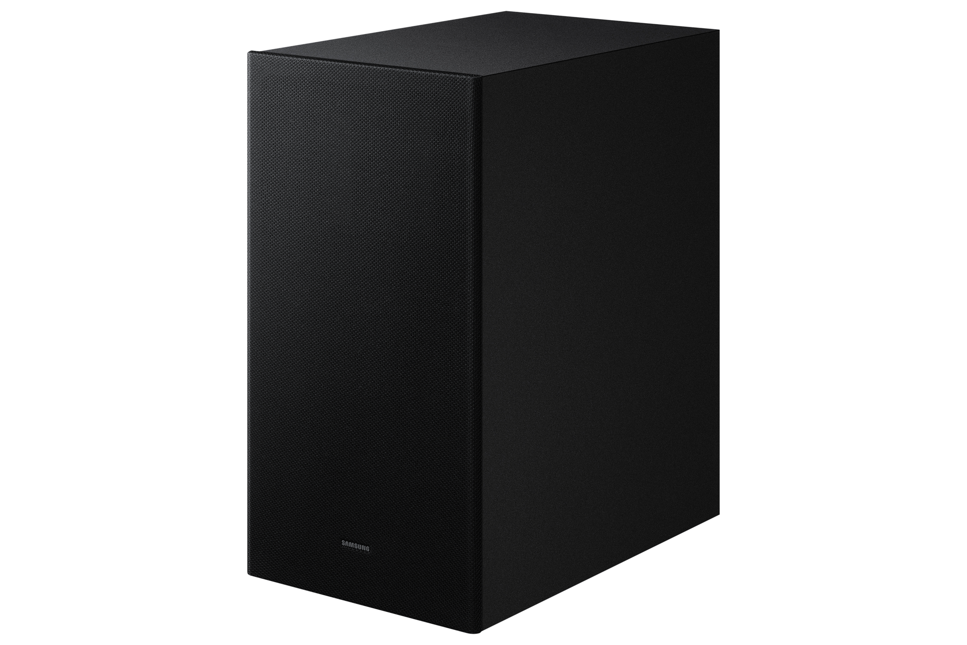 Subwoofer w kolorze czarnym do Soundbara B-seria HW-B650F 3.1., widok od boku