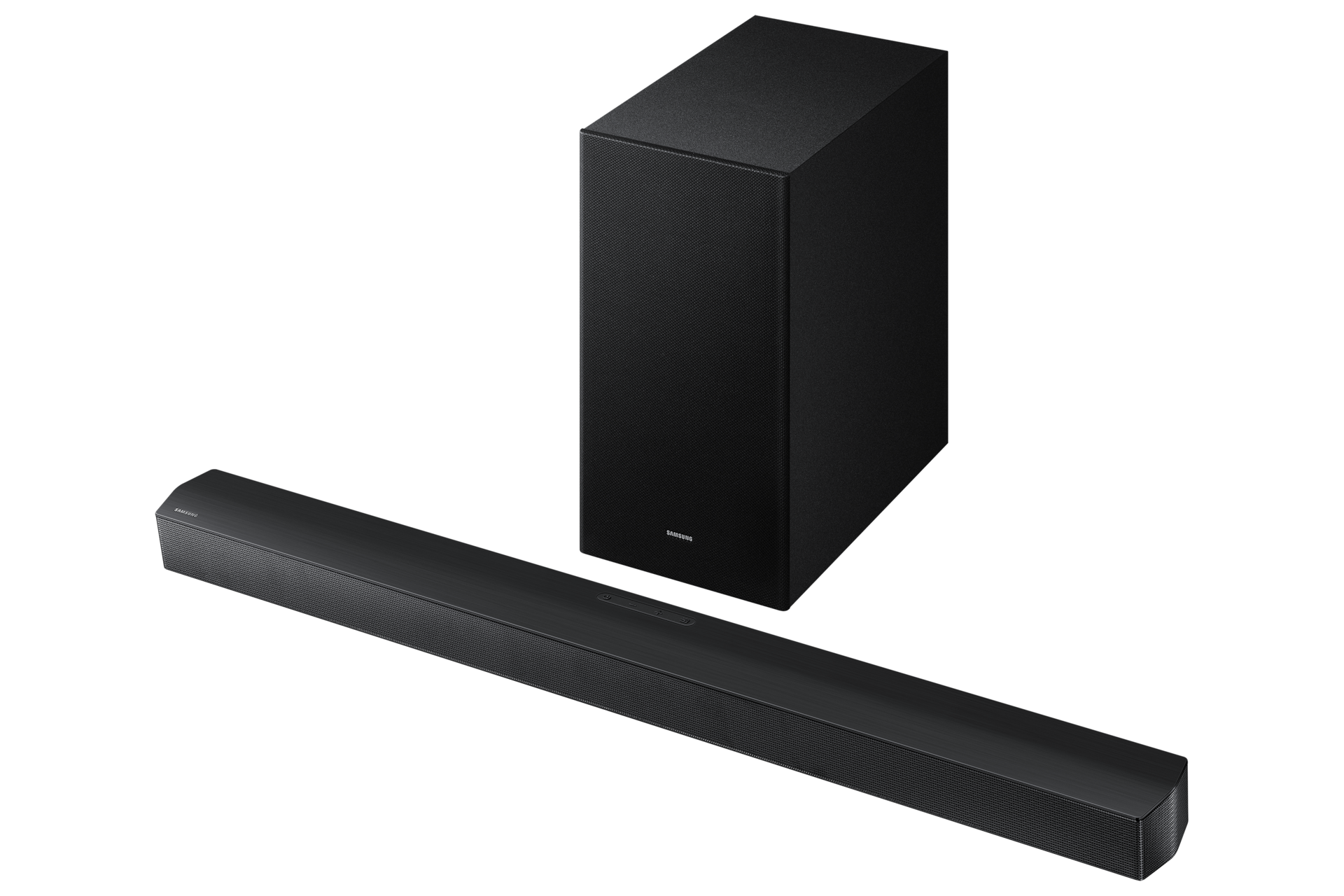 Soundbar B-seria HW-B650F 3.1. z subwooferem w kolorze czarnym, widok z boku