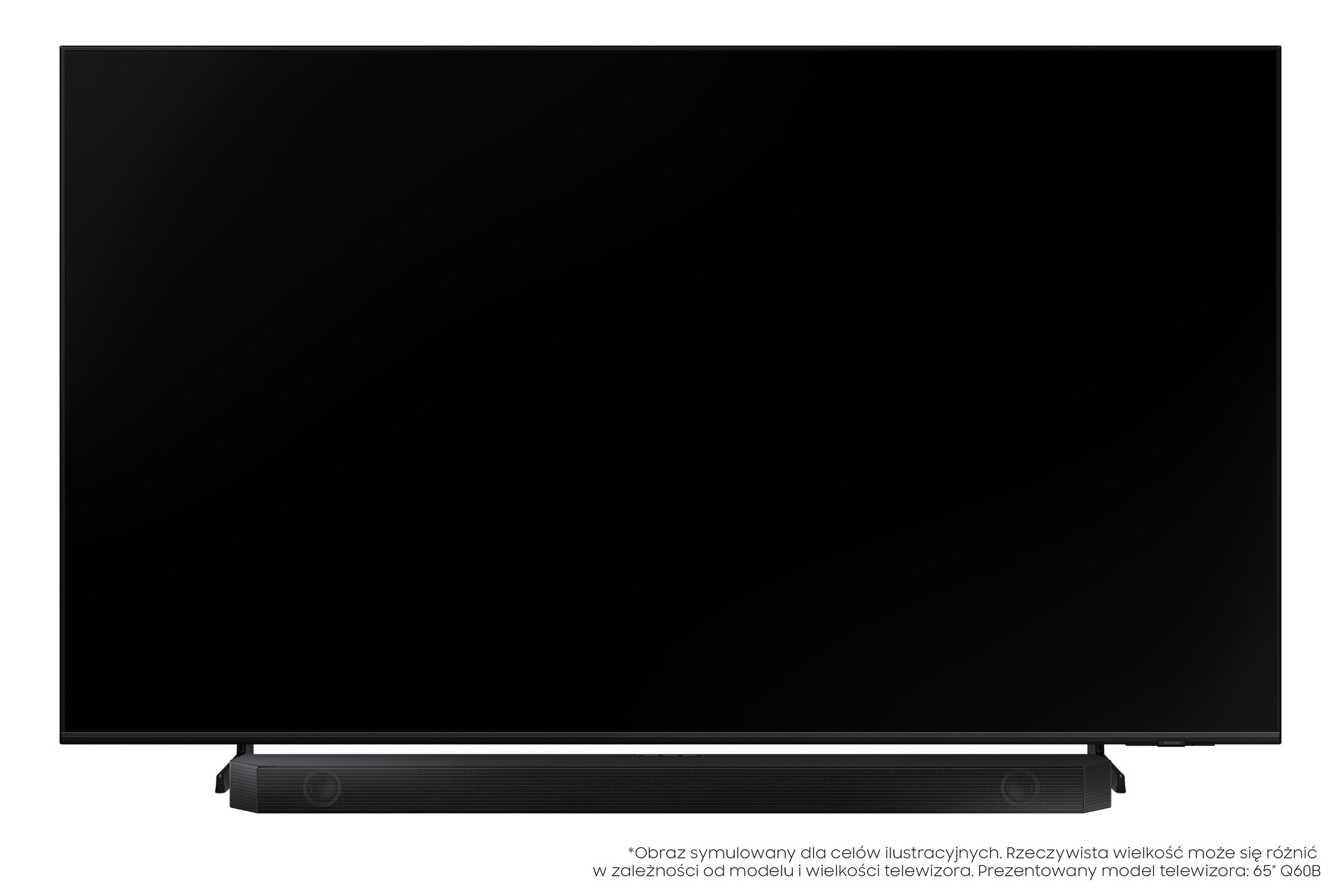 Zobacz, jak urządzenie HW-Q600B/EN od marki Samsung prezentuje się w zestawieniu z telewizorem. 