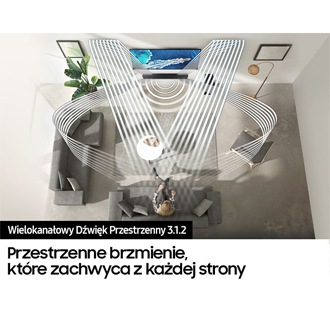 Innowacyjny przestrzenny dźwięk z soundbarem Samsung HW-Q600B/EN