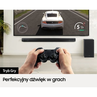 Dźwięk dopasowany do gier w  HW-Q60B Samsung.