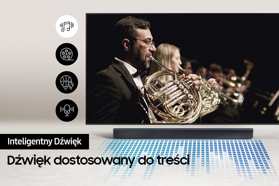 Inteligentny Dźwięk z Soundbarem Q-seria HW-Q60C