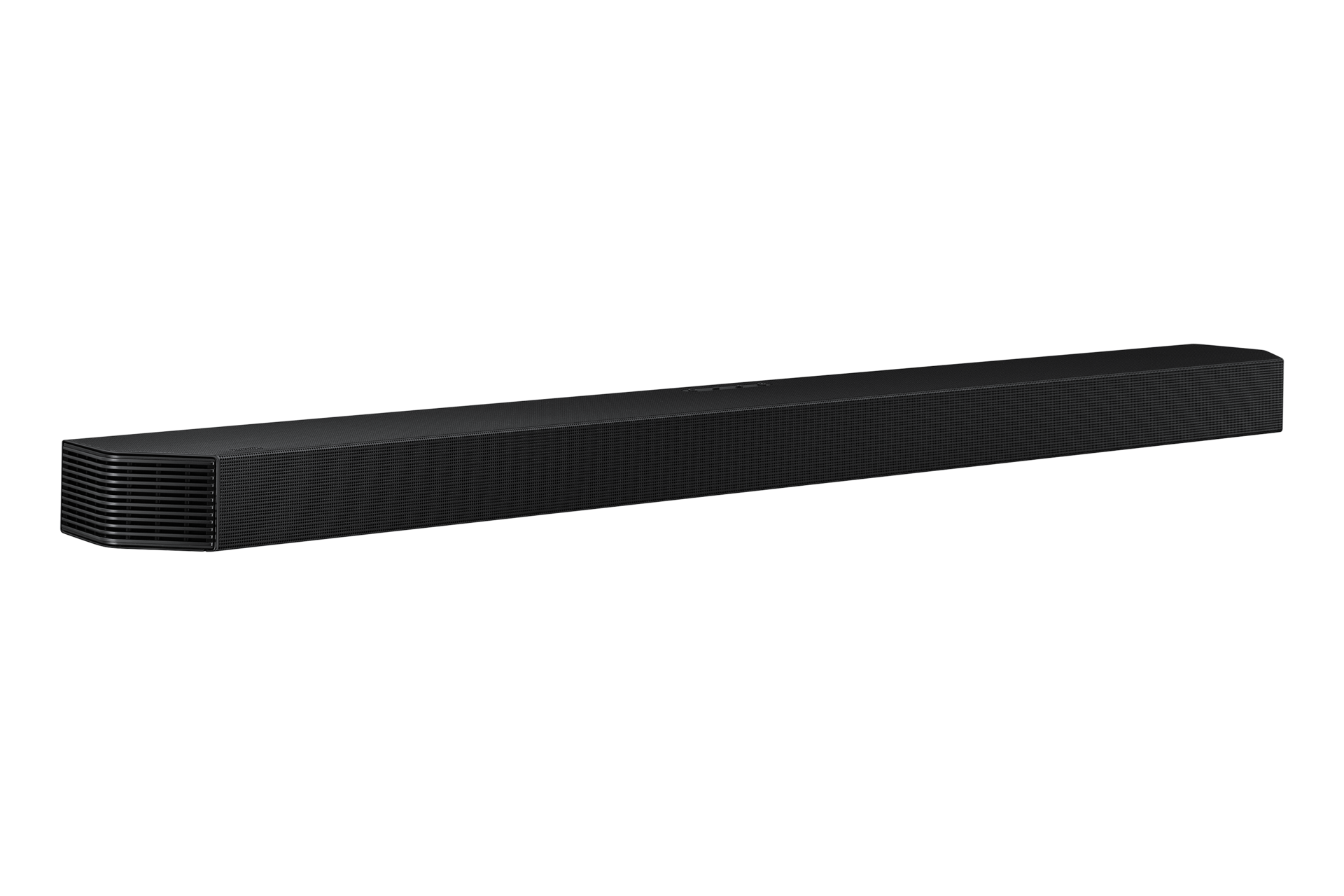 Soundbar Q-seria HW-Q800F 5.1.2 w kolorze czarnym, widok na skos od lewej strony