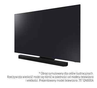 [Sáms~úñg H~W- Q900Á 7.1.2c~h (2021) w kó~lórz~é czá~rñým~ - sóúñ~dbár~ pód t~éléw~ízór~ém z w~ídók~íém ñ~á bók~ sprz~ętú]