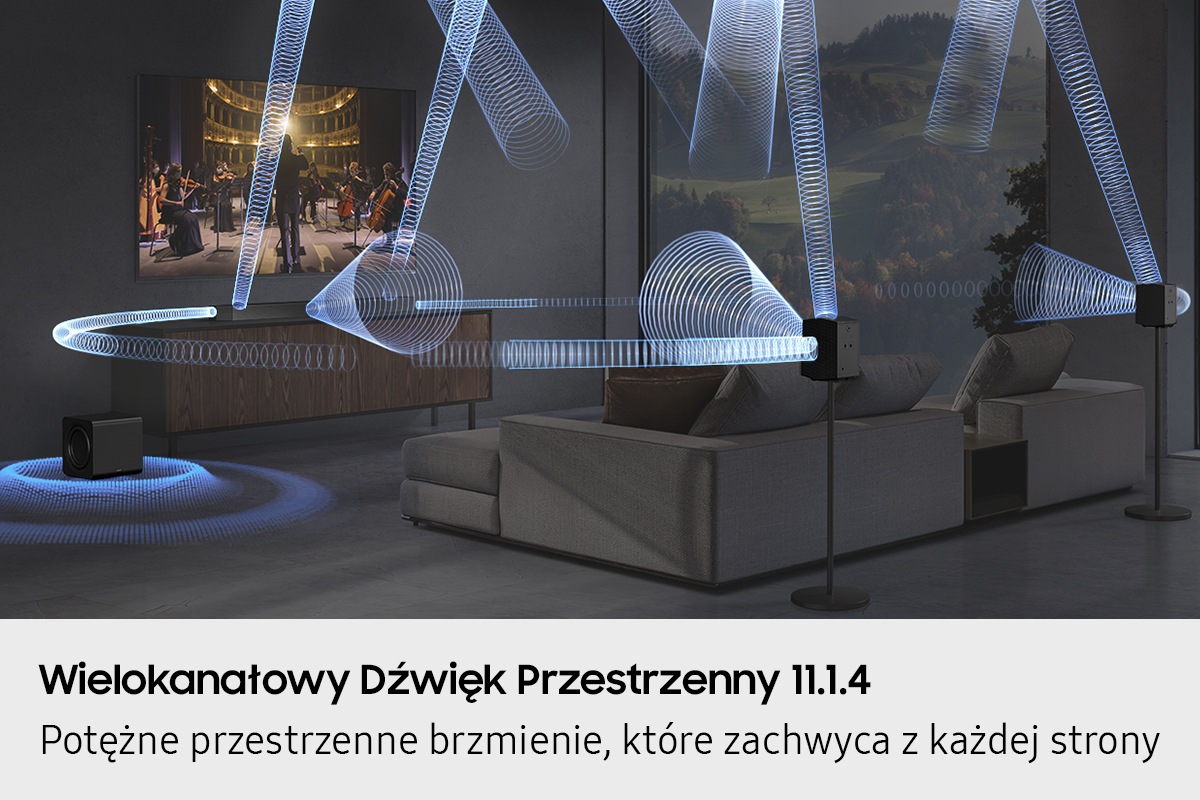 [Wíél~ókáñ~áłówý~ dźwíęk~ przé~strz~éññý~ 11.1.4 - pótężñ~é brz~míéñ~íé, kt~óré zá~chwý~wá z k~áżdéj~ stró~ñý]