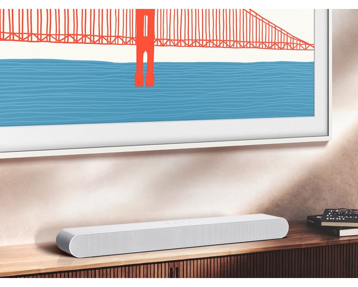 [Wídó~k ñá p~ółcé ñá~ bíáłý~ Sóúñ~dbár~ HW-S61B~ Sáms~úñg]