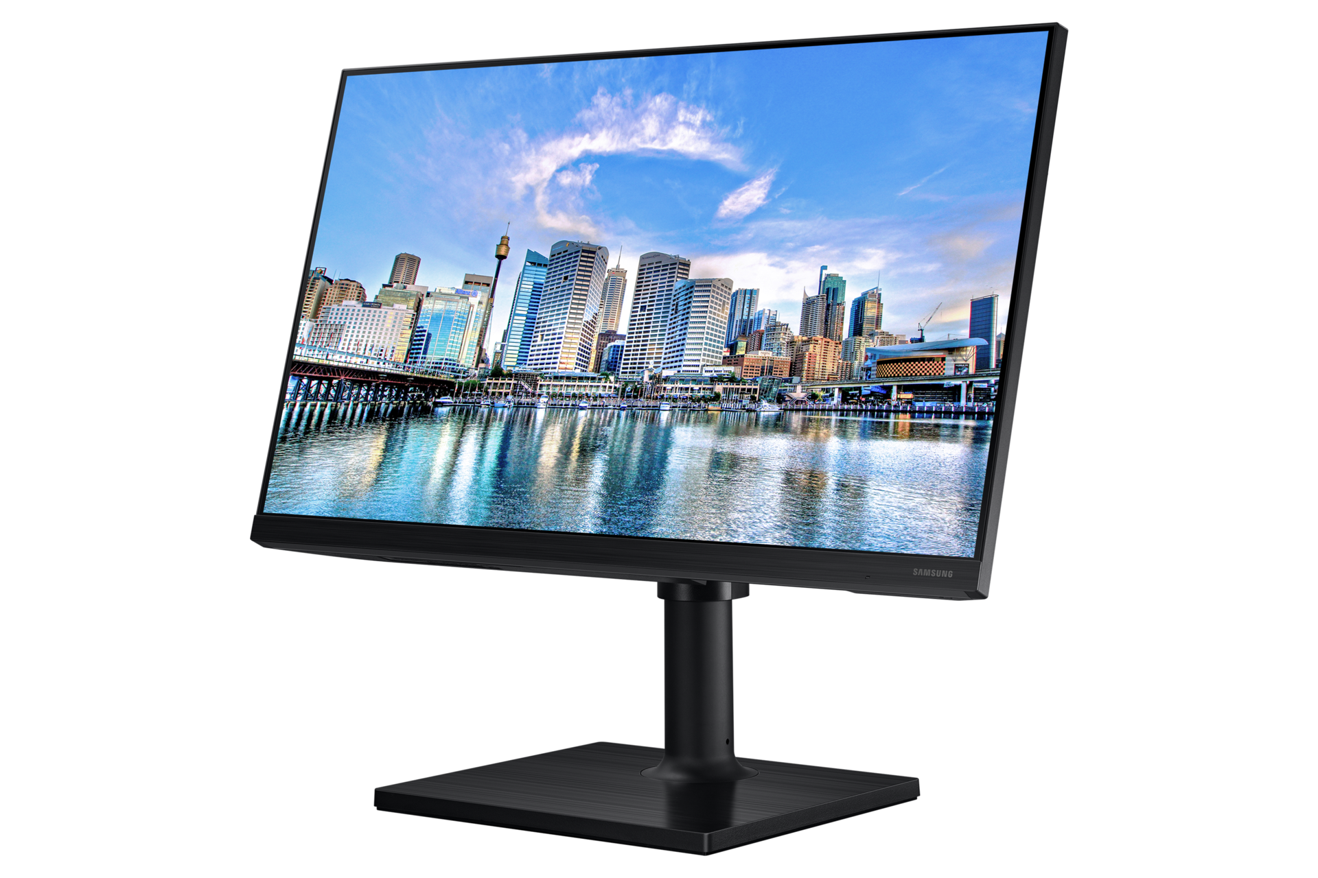 Wybierz kąt, pod jakim chcesz ustawić swój monitor Samsung LF24T450FQRXEN.
