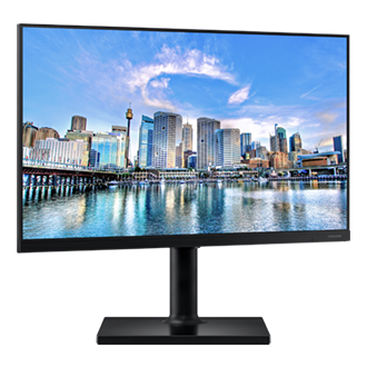Monitor profesjonalny Samsung LF24T450FQRXEN – idealny pod każdym kątem.